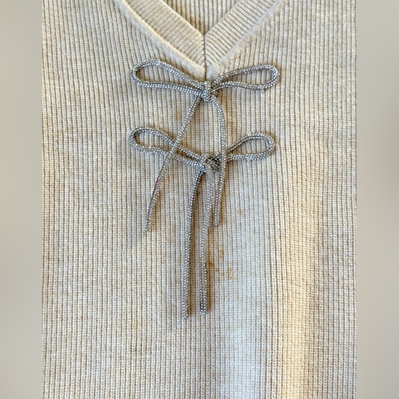 Able Beige Ribbed Sweater - Picture 2 of 6